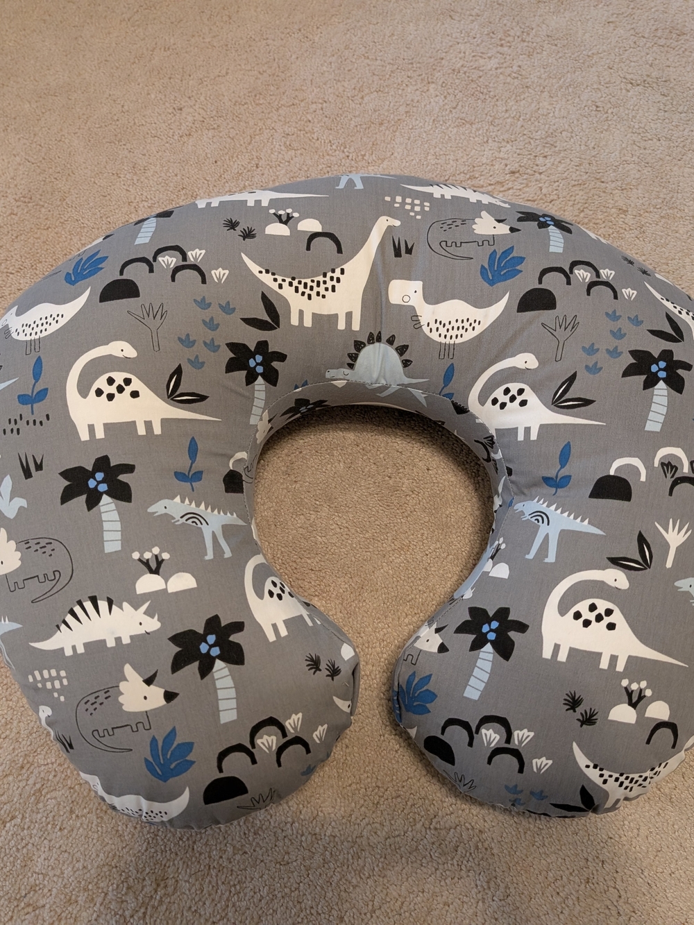 Boppy Nursing Pillow With Dinosaur Cover